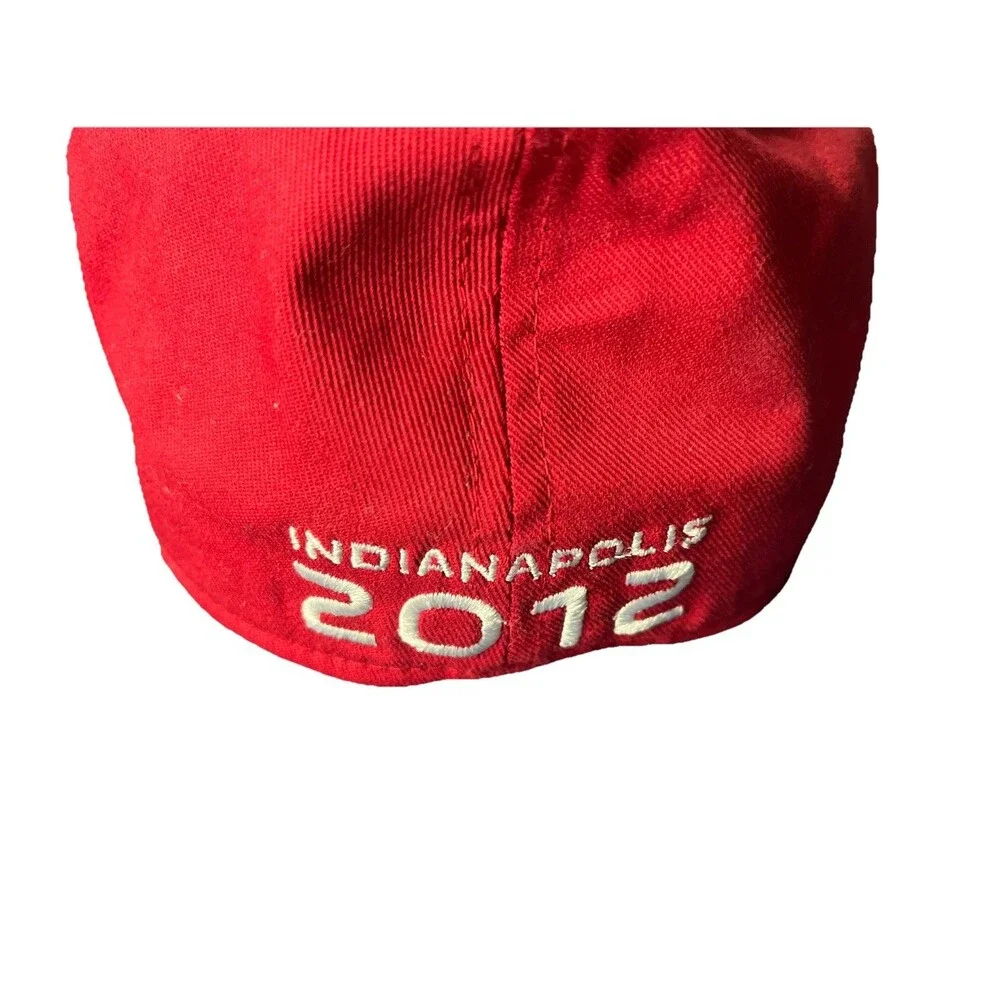 Super Bowl XLVI 2012 Reebok NFL Hat Indianapolis Red Football Cap